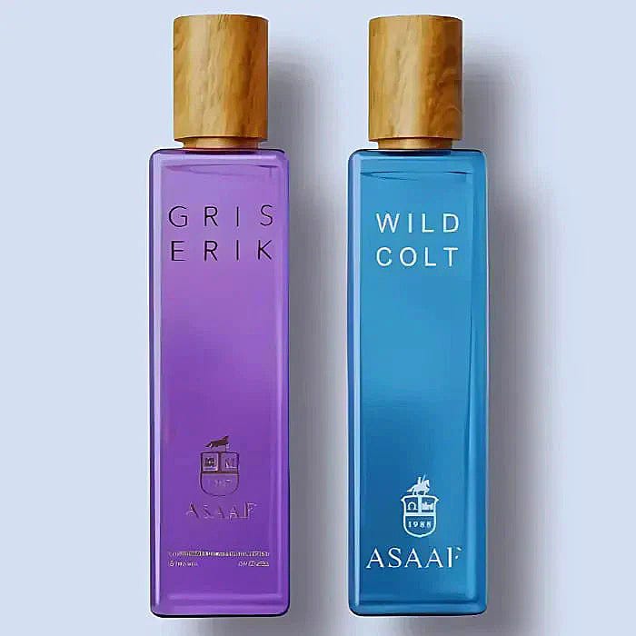 ASSAF WILD COLT -200ml + GRIS ERIK PERFUMS -200ml(2 BOTTLES)